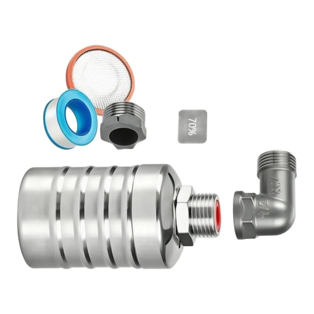 For Livestock Troughs Automatic Water Level Controller 304 Stainless Steel Construction For 12 Male Thread Pipes