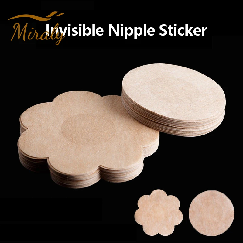 Bulk Women\'s Invisible Nipple Pasties Breast Lift Tape Overlays on Bra Stickers Chest One-off Nipple Covers Pads Accessories