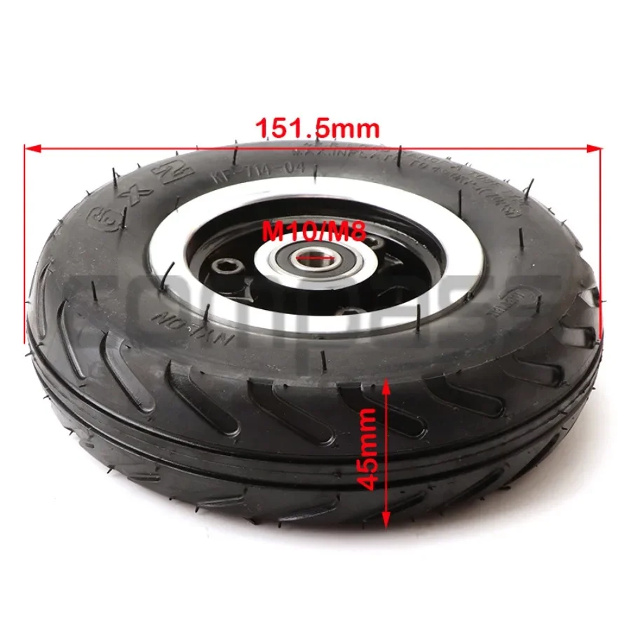 For Mini Electric Scooter Trolley 6x2 Wheel Tire Thickened Wear Resistant Inner and Outer Tyre