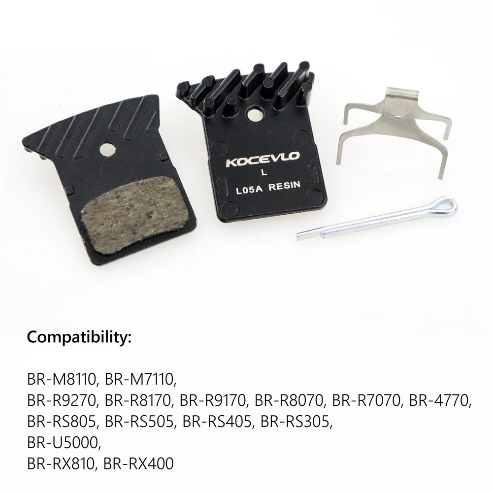 2pcs 36.6x34mm Bike Brake Pads For-Shimano ICE Disc Brake Pads RS805 R9170 R8070 Bicycle Parts Cycling Accessories