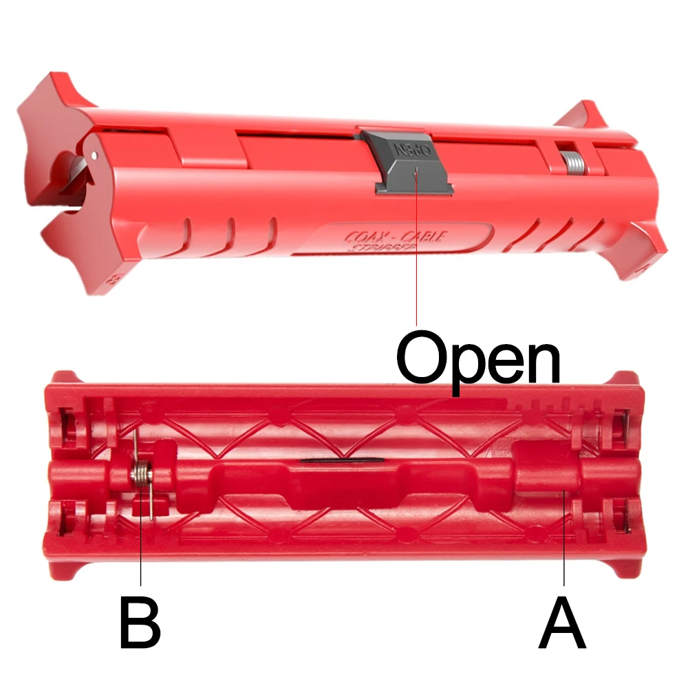 Multi-function Electric Wire Stripper Pen Cutter Rotary Coaxial Cutter Stripping Machine Pliers For Cable Puller Hand Tool