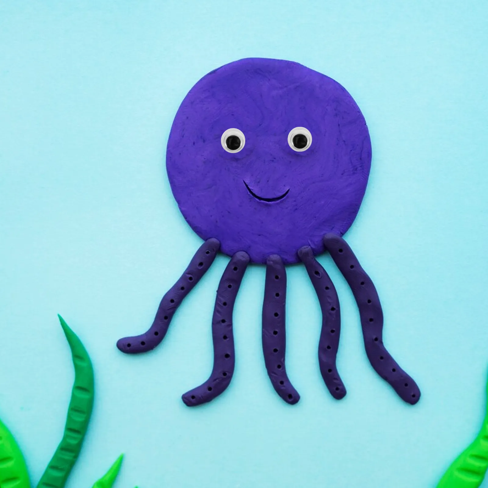 

400Pcs Self-Adhesive Wiggle Eyes Back Glue Eye Stickers for DIY Crafts Kids Crafts Materials Cartoon Eye Stickers for Decoration