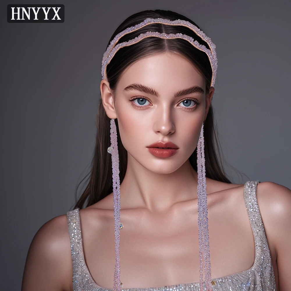 

YouLaPan Exquisite Bridal Wedding Rhinestone Hair Comb Handmade Tassel Fairy Style Ladies Banquet Party Hair Accessories YXA176