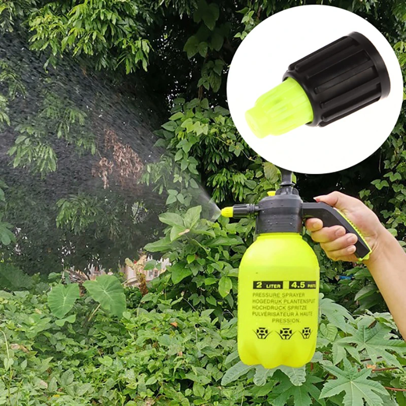 세차 스프레이 병 깍지 물 스프레이 깍지, 수동 압력, PA 포트 분무기, 플라스틱 깍지 액세서리 