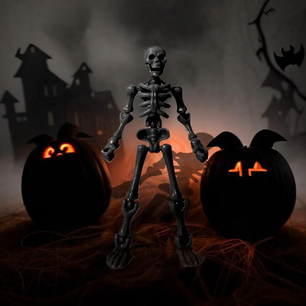 تماثيل الهيكل العظمي لتقوم بها بنفسك نماذج لعبة التجميع للأطفال المنقولة مضحك قلادة ديكور الحفلات لعبة أطفال هدية