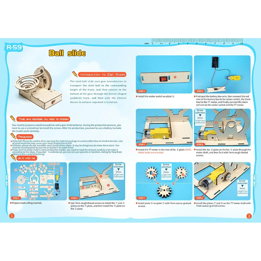 

Wooden Marble Run 3D Puzzle Educational Mechanical Kit Maze Ball Building Coaster For Children Teen Birthday Gifts