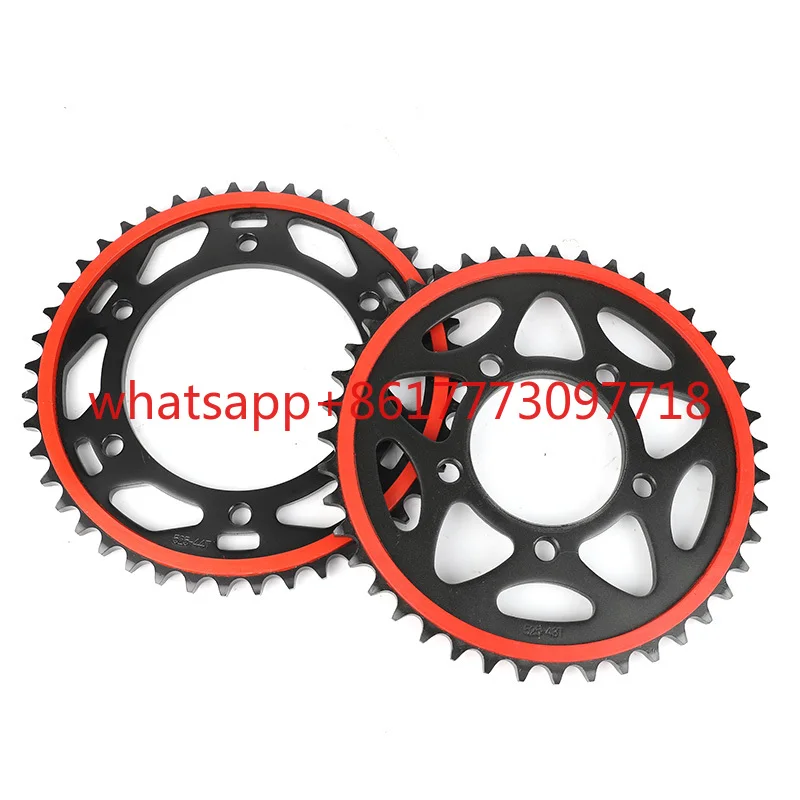 Silent Durable ENGINE SPROCKET Front & Rear Sprocket Fly Chain Wheel 14T 15T 42T 44T for Benelli TRK 502 502X TRK502 TRK502X