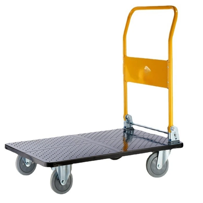 

Pull trolley silent portable cart home folding tools shopping
