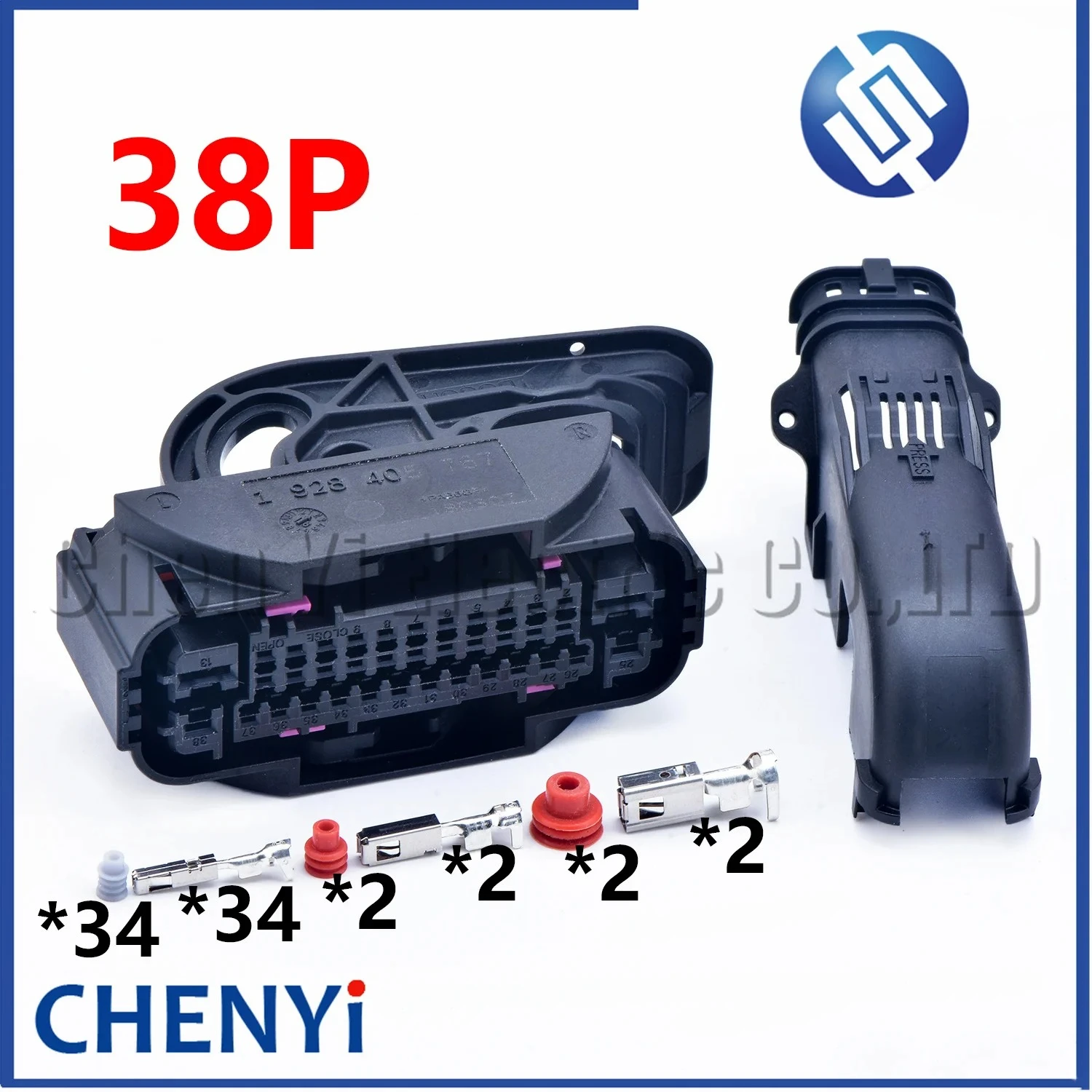 

38-контактный автомобильный водонепроницаемый разъем, вилка насоса ABS 1928405767 1 928 405 767 с крышкой для Nissan Honda Great Wall Haval