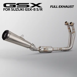 스즈키 GSX8S GSX8T GSX8TT GSX-8R/8S/8T/8TT 2022-2026 오토바이 배기 시스템 키트 헤더 튜브 ASR 머플러