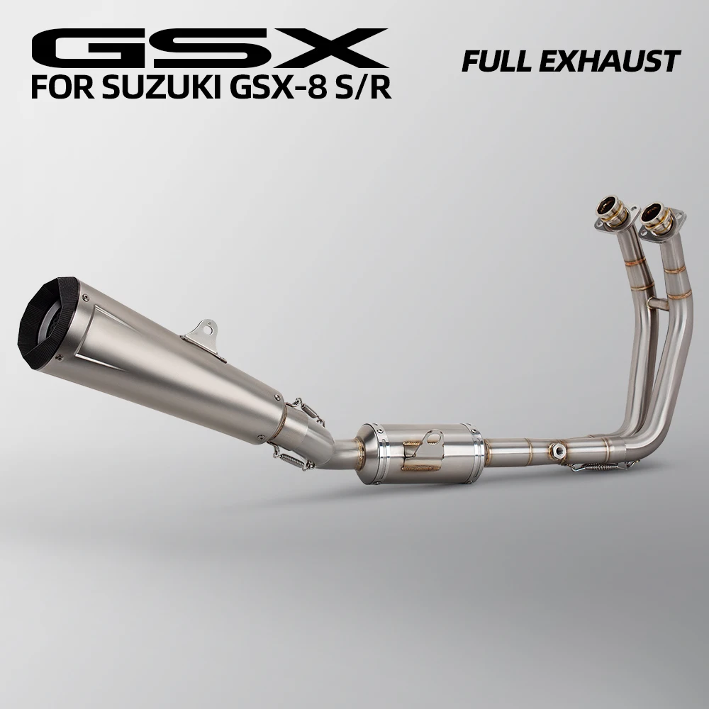 For SUZUKI GSX8S GSX8R gsx 8r 2022-2024 Slip on Racing Line Full System Exhaust Modified Motorcycle Escape Header Pipe Muffler