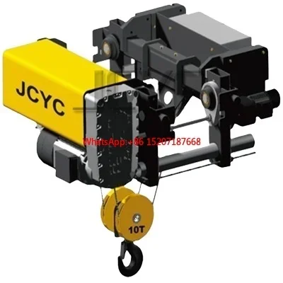 

European Type Single Double Girder Crane Electric Wire Rope Hoist Provided Engine Hoist Construction Hoist 8 M/min 500 7.5kw