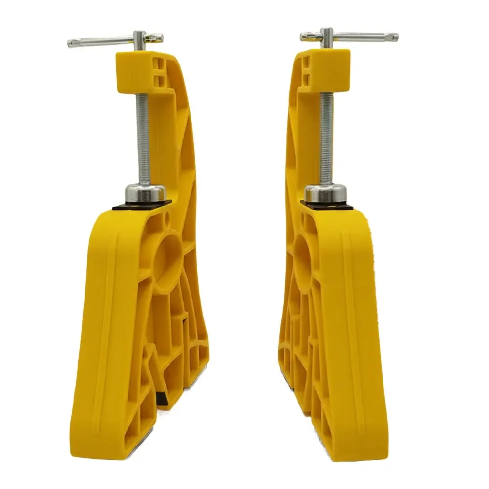 1 Pcs Ski Single And Double Board Yellow Vise Bracket Head Pliers Stable Snowboard Maintenance Blade Repair Waxing Tools
