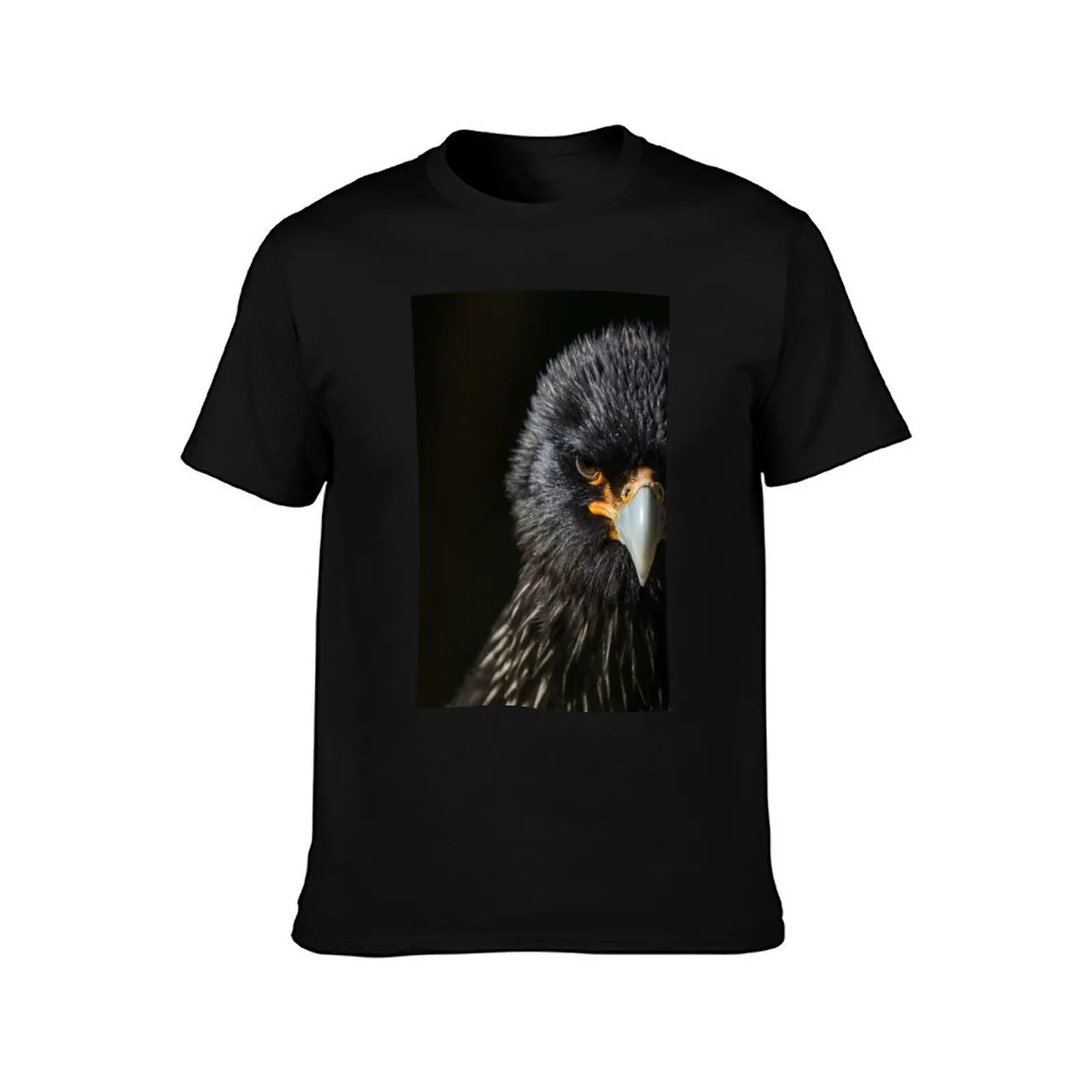 Caracara portrait half profile T-Shirt Summer Casual Cotton Tee Oversized Streetwear Tops Vintage Graphic Print 100% Cotton