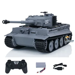 Juguetes para niños Taigen 1/24 RC tanque de batalla Tiger I tanques militares de radiocontrol coches de combate infrarrojos vehículo TH23570
