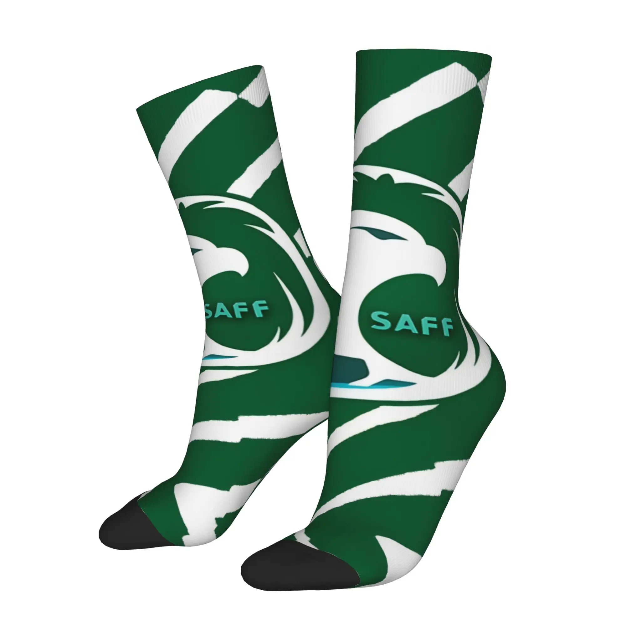 Happy Funny Saudi Arabia Retro Harajuku  Street Style Novelty Pattern Sock Match Day Essentials