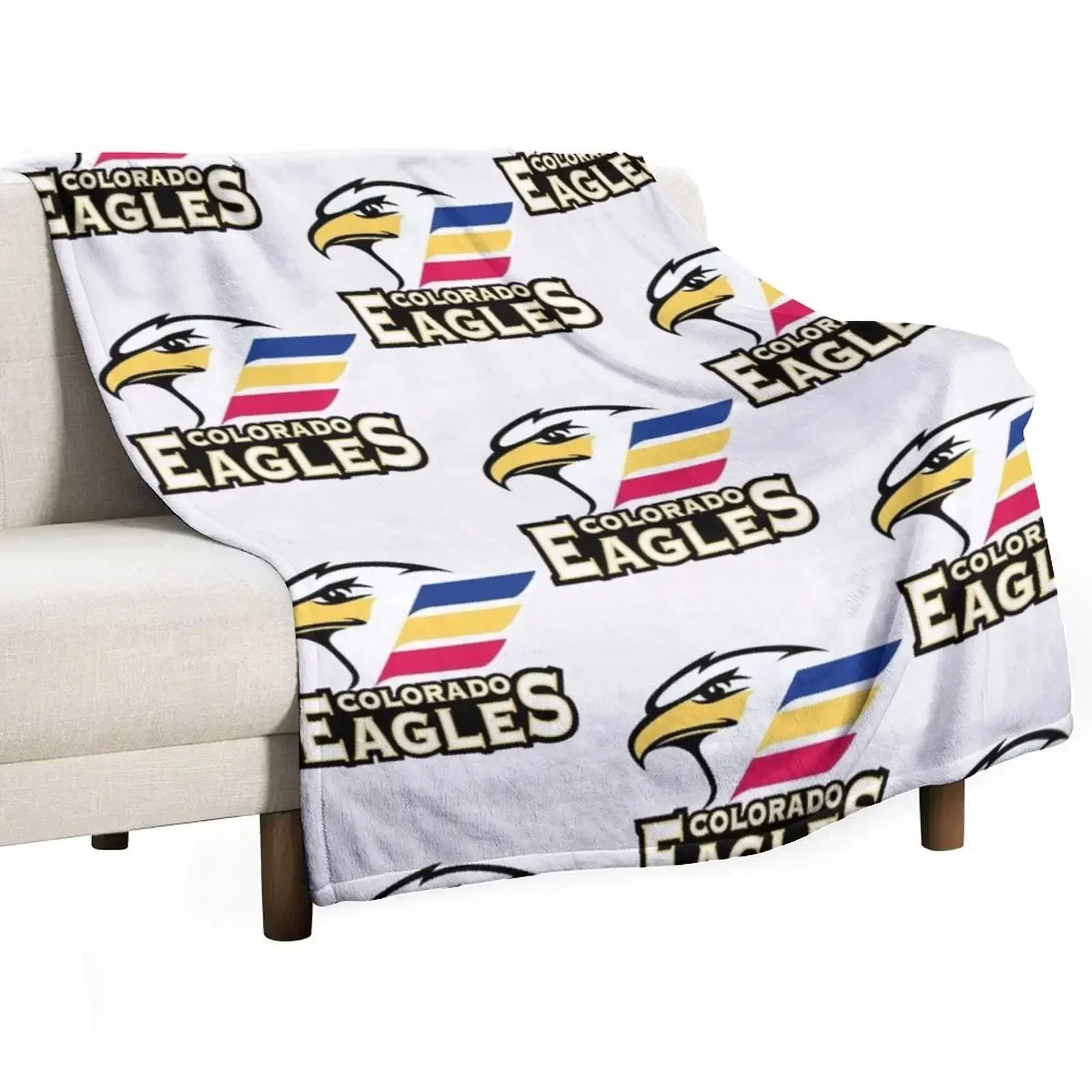 

Eagles Hockey Colorado Throw Blanket Thins Decorative Beds christmas gifts valentine gift ideas Blankets