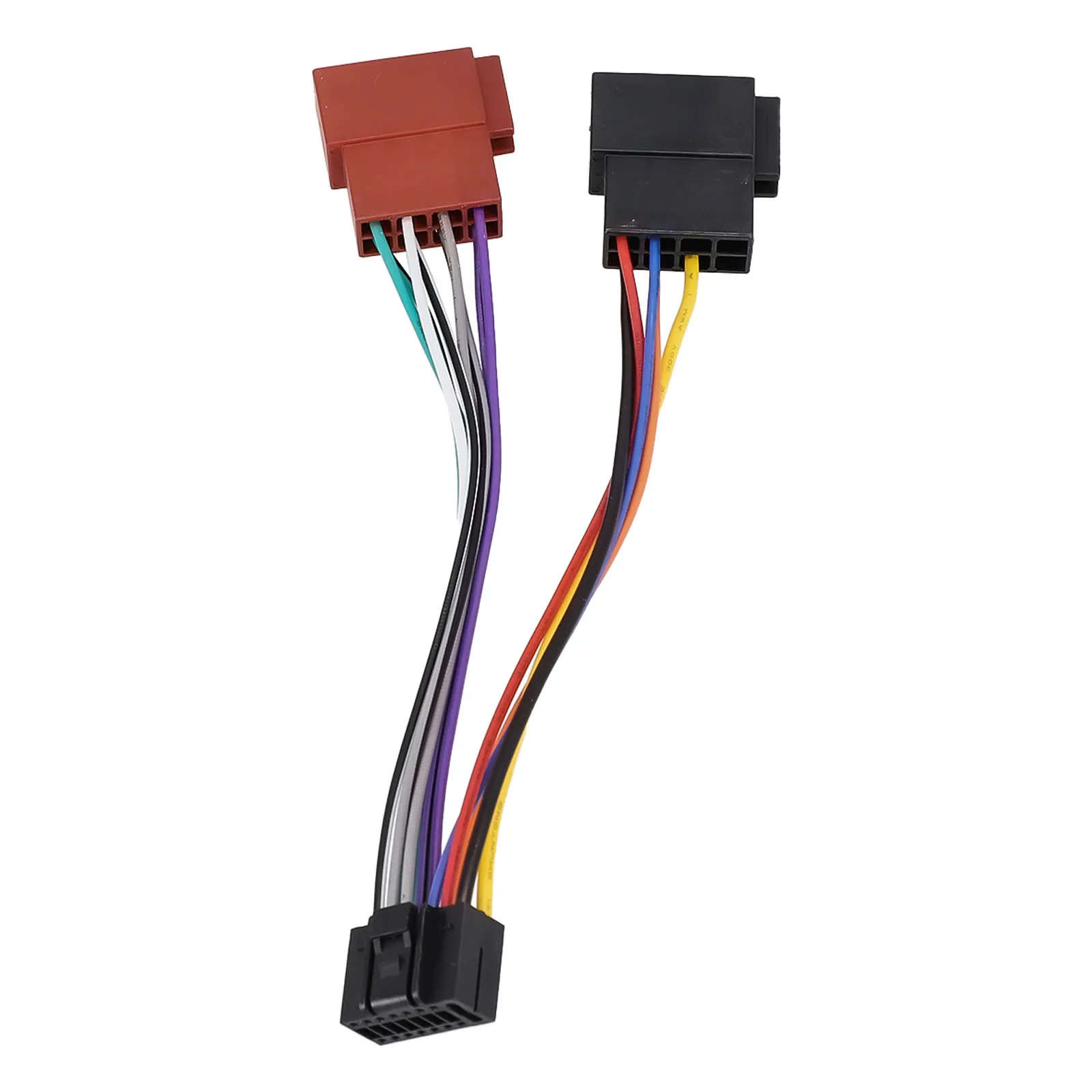 Connector ISO Standard Harness For Audio Adaptor Car 1Pieces Accessories For Kenwood Radio Stereo 16 Pin 160x40x25 Mm