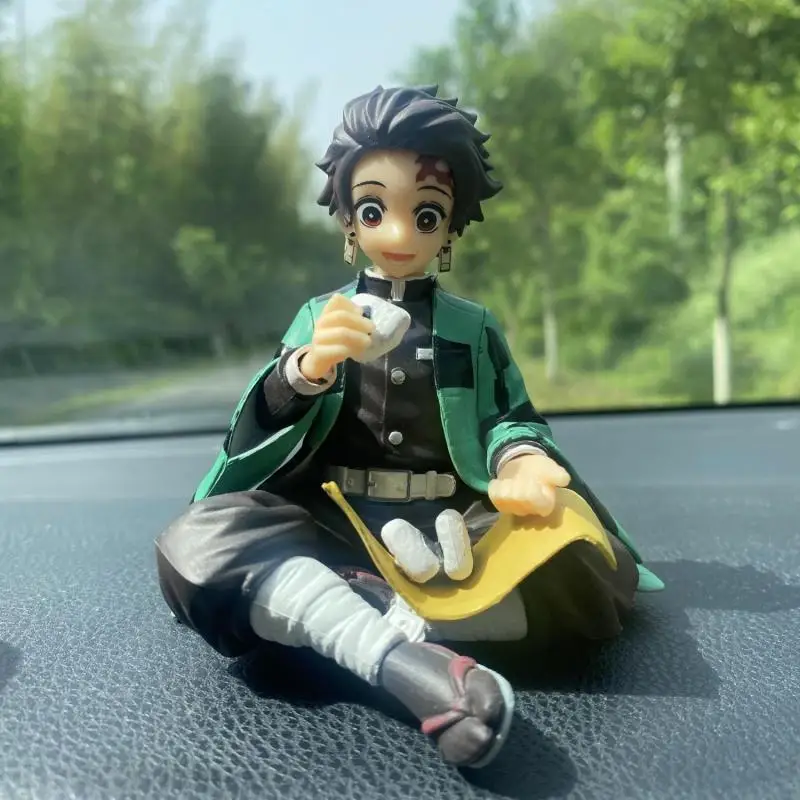Adornos de decoración de coche Demon Slayer, modelo Kamado Tanjirou, adornos bonitos de dibujos animados, Kamado Nezuko, piezas de automóvil, regalo de vacaciones