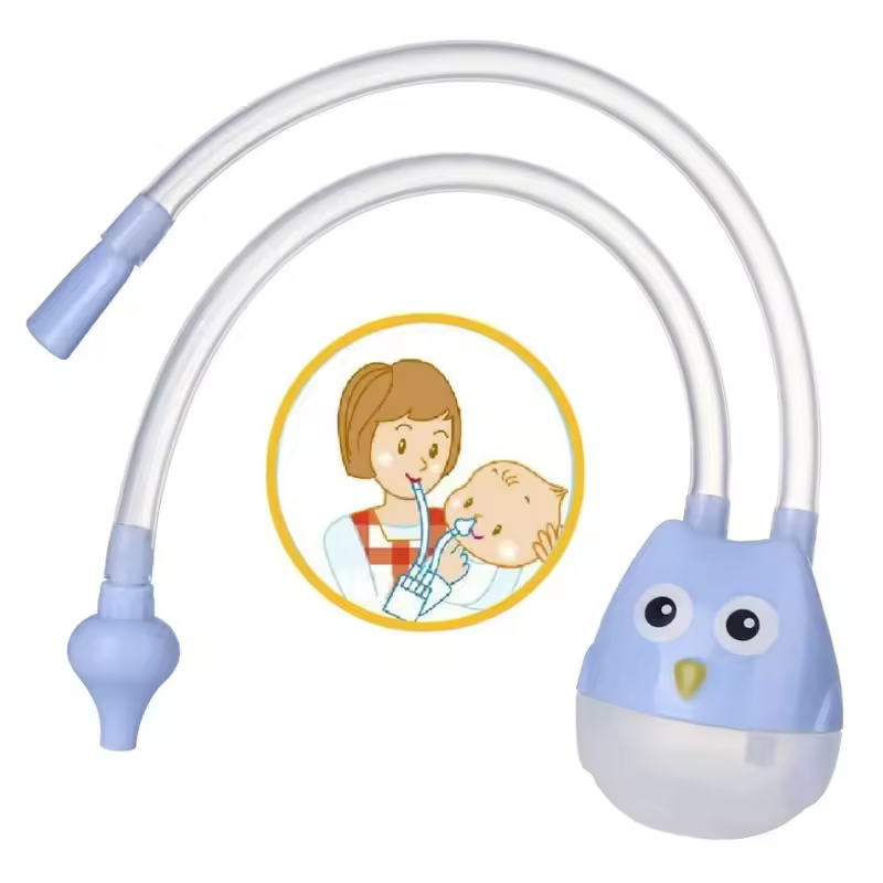 Aspirador Nasal de Silicone para Bebês Recém-Nascidos