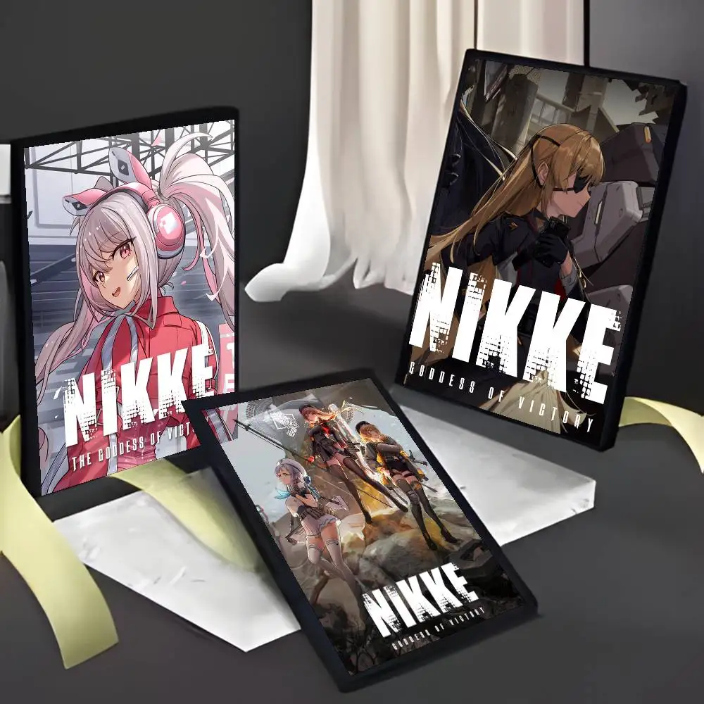 ملصق لوحة ملصق G-Goddess of Victory Nikke مع مطبوعات هدية تزيين غرفة النوم وغرفة المعيشة
