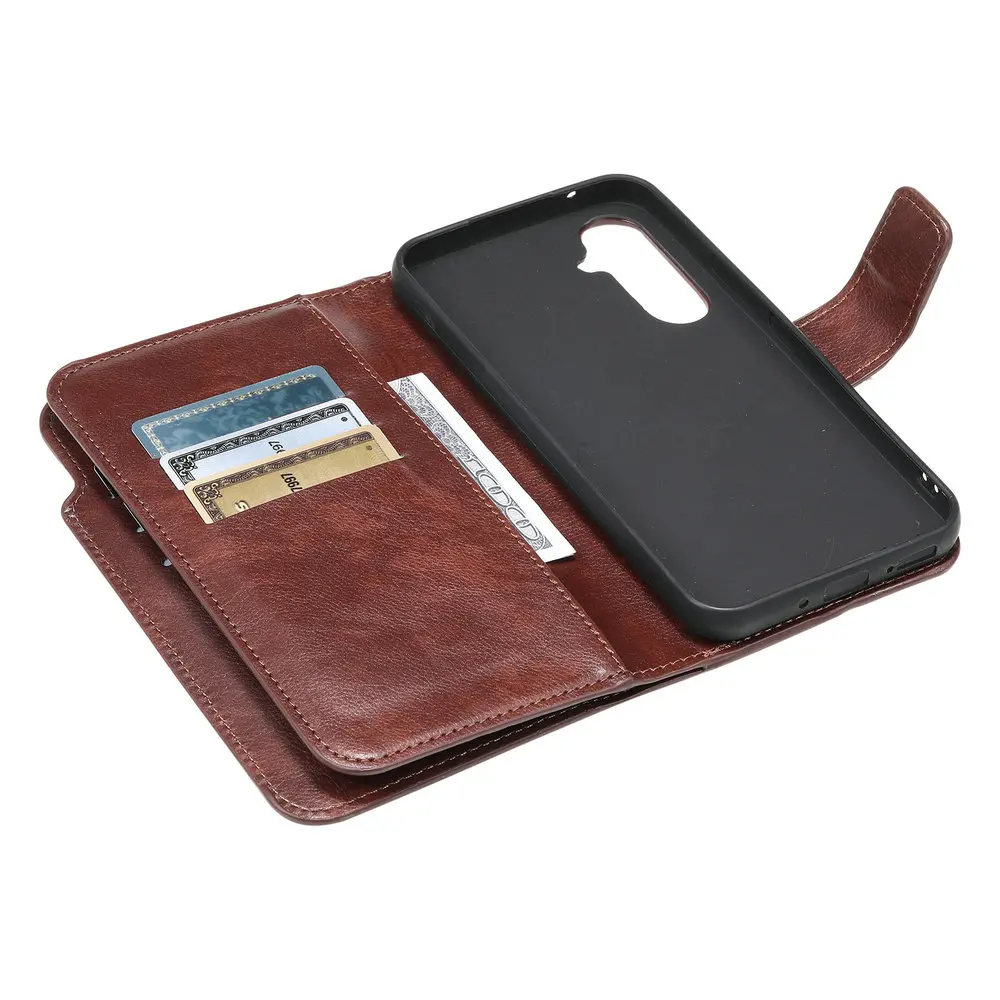 For Galaxy A54 5G 2023 Flip Case Card Pocket Wallet Book Shell for Samsung A34 A24 25 A14 A51 A52 A05 SLeather Etui Phone A54 34