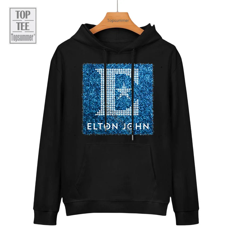 

Diamonds Album Hoodies Elton John Tour Hoodie Men'S Vintage Streetwear Sweatshirt Oversize Clothings