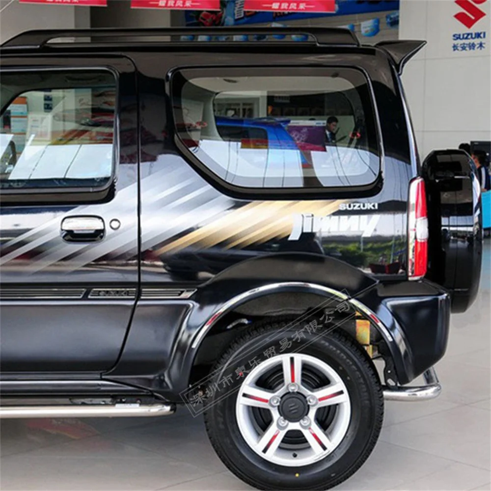 For SUZUKI JIMNY Spoiler 2007-2017 SUZUKI JIMNY High Quality ABS Material Car Rear Wing Primer Color Rear Spoiler