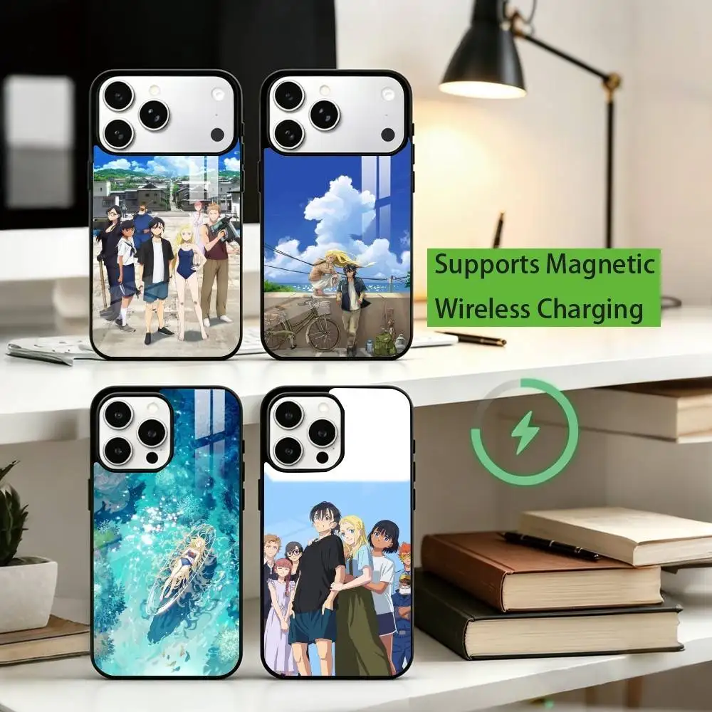 

A-Anime Summer Time Rendering Phone Case For iPhone17,16,15,14,13,12,11 Plus,Pro Compatible with magnetic wireless charging