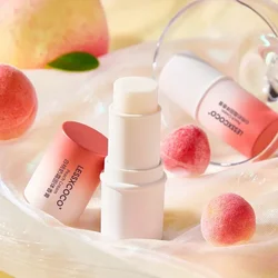 Pêssegos doces Perfumes sólidos para homens e mulheres, bálsamo, fragrâncias portáteis, de longa duração, fragrâncias frescas, fáceis de usar, cosméticos, 1pc