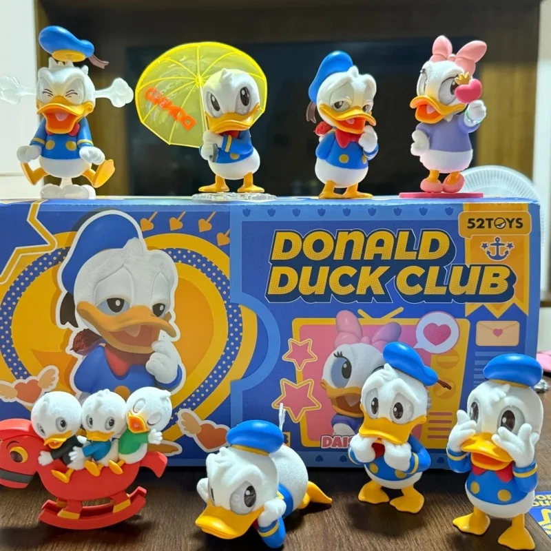 

In Stock Original Disney Donald Duck Club Series Blind Box Delicate Trendy Figure Cute Desktop Ornament Festivel Toys Girls Gift