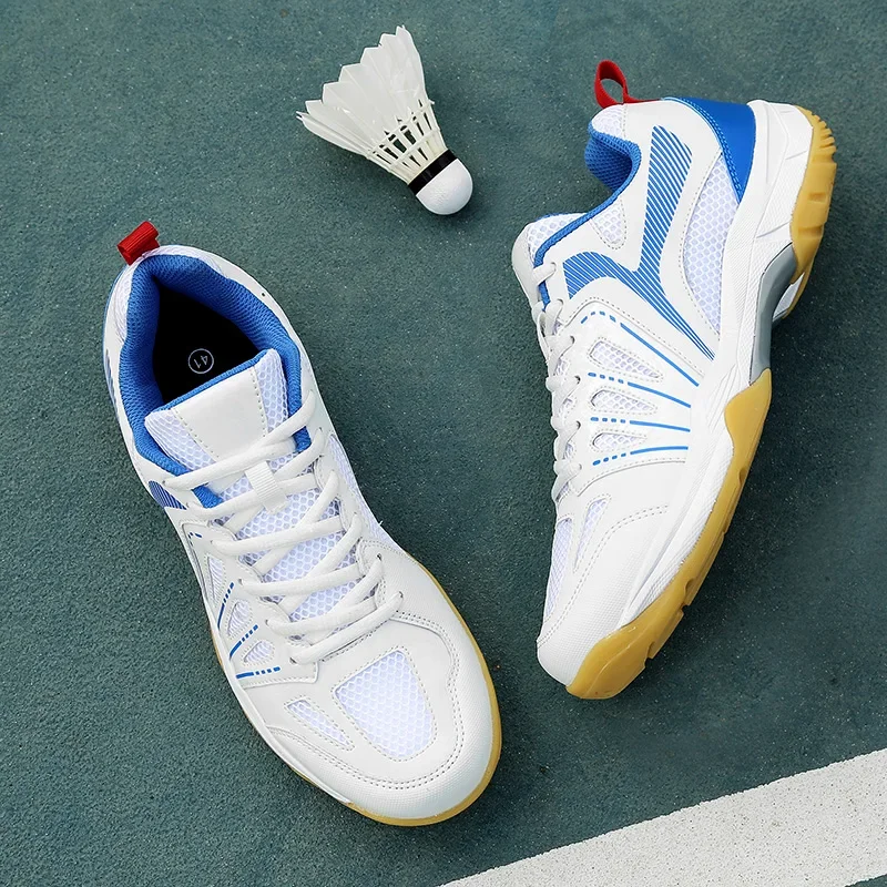 プロのバドミントンアスレチックトレーニングシューズ、滑り止めの男の子、人気のバレーボール、テニススニーカー、男性スポーツピンポンシューズ、1975