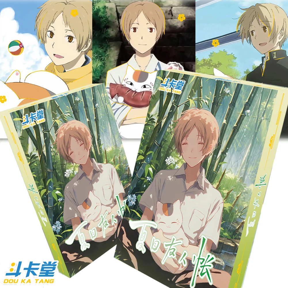 

Original Natsume yuujinchou Collection Card For Kids Japanese Anime Nyanko Sensei Character Rare Card Family Table Toys Gifts