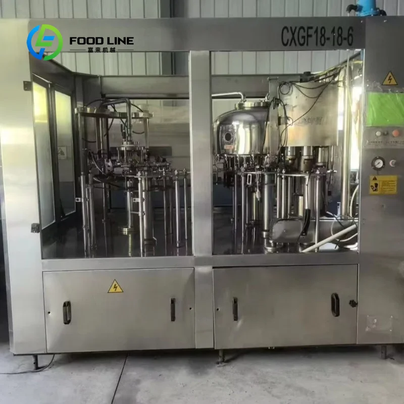 Customized rinser filler capper beverage monoblock 3 in 1 glass plastic bottle unit 3000 to 12000BPH for drink bottling plant