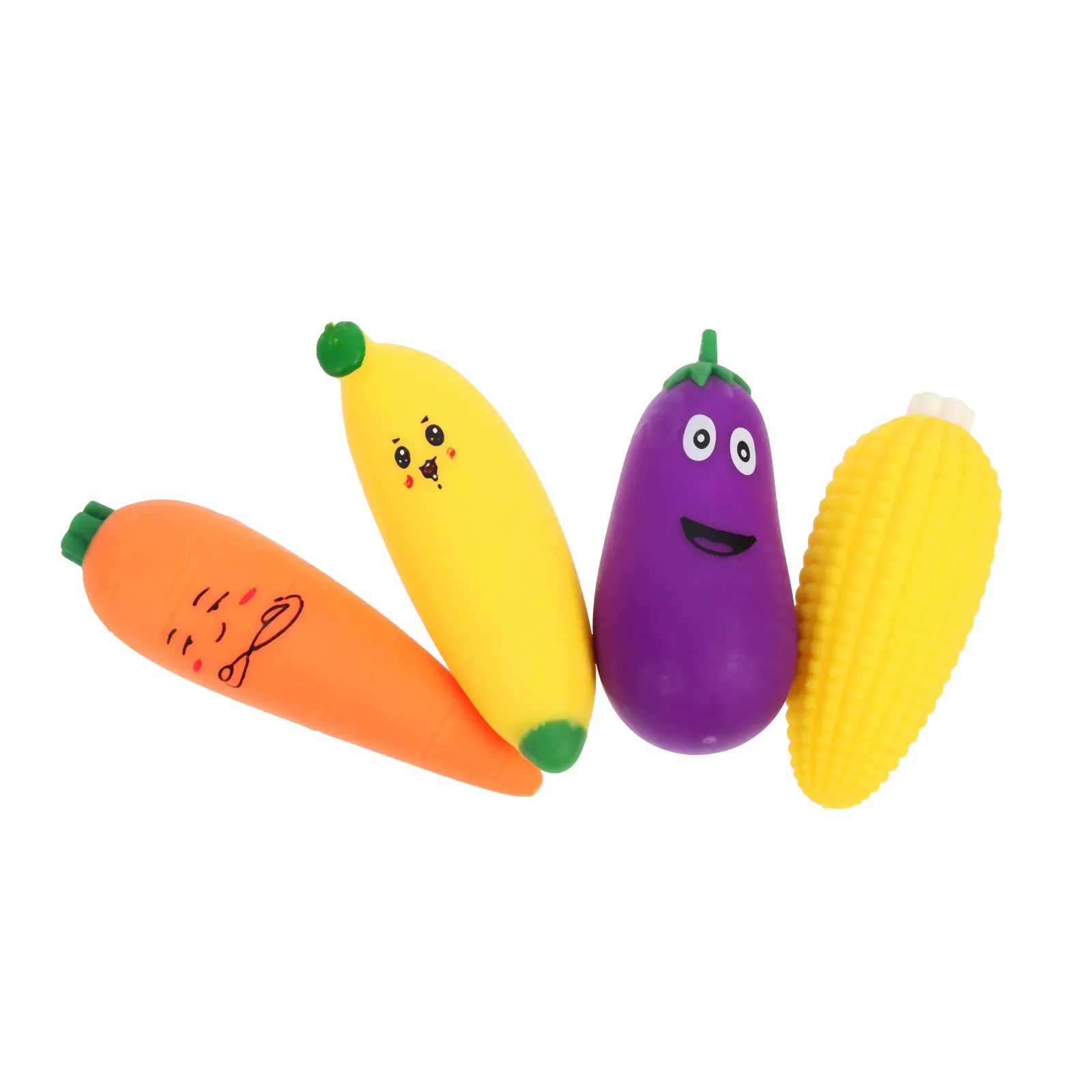 

4 Pcs Toys Dumpling Stress for Kids Silicone Handball TPR Decompress Relieving Sensory