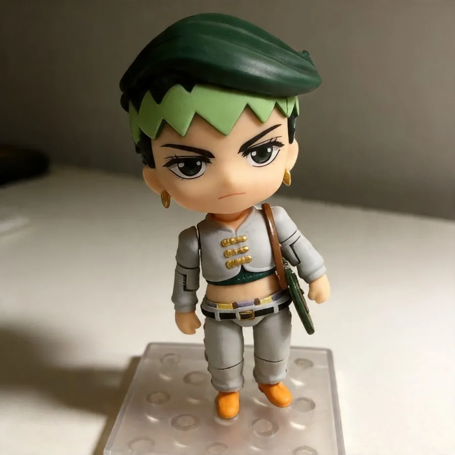 

JoJo's Bizarre Adventure Rohan Kishibe Chibi Figure - 10cm Anime Movable Face-Changing Doll Decoration