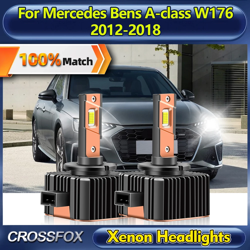 

LED Headlights 30000LM Car Headlamps 12V Plug and Play HID Xenon Lamps For Mercedes Bens A-class W176 2012-2015 2016 2017 2018