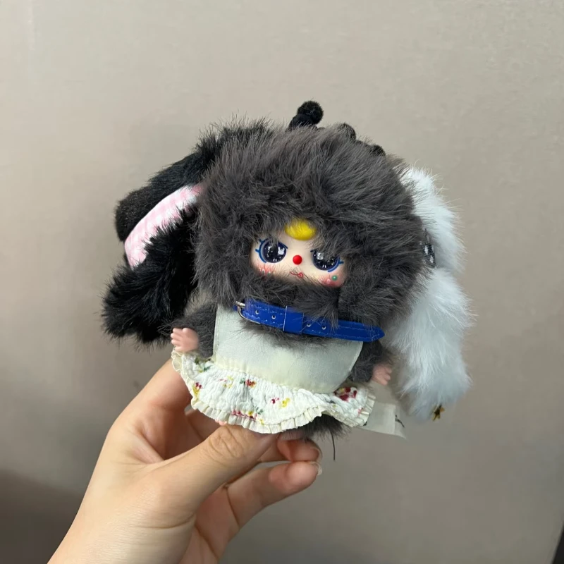 

Миниатюрная серия Macaron, слепая коробка, три кролика, детский декор для рабочего стола, детский подарок на день рождения, рюкзак, подвеска