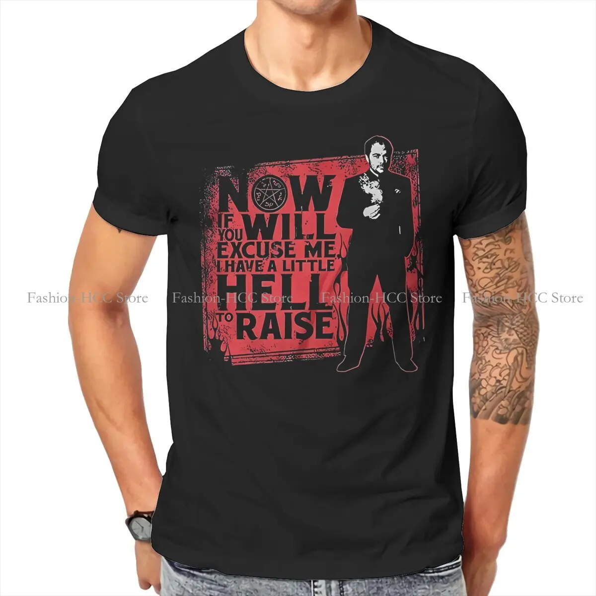 

Now If You'll Excuse Me Special TShirt Dean Winchester Supernatural Comfortable Hip Hop Gift Clothes T Shirt Short Sleeve