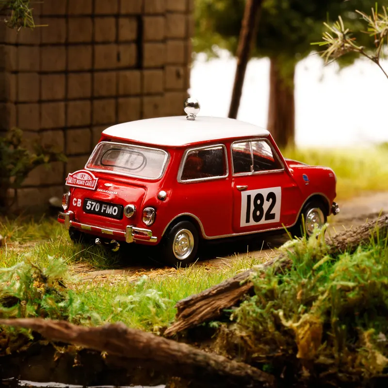 GCD 1:64  COOPER Monte Carlo racing simulation alloy car model