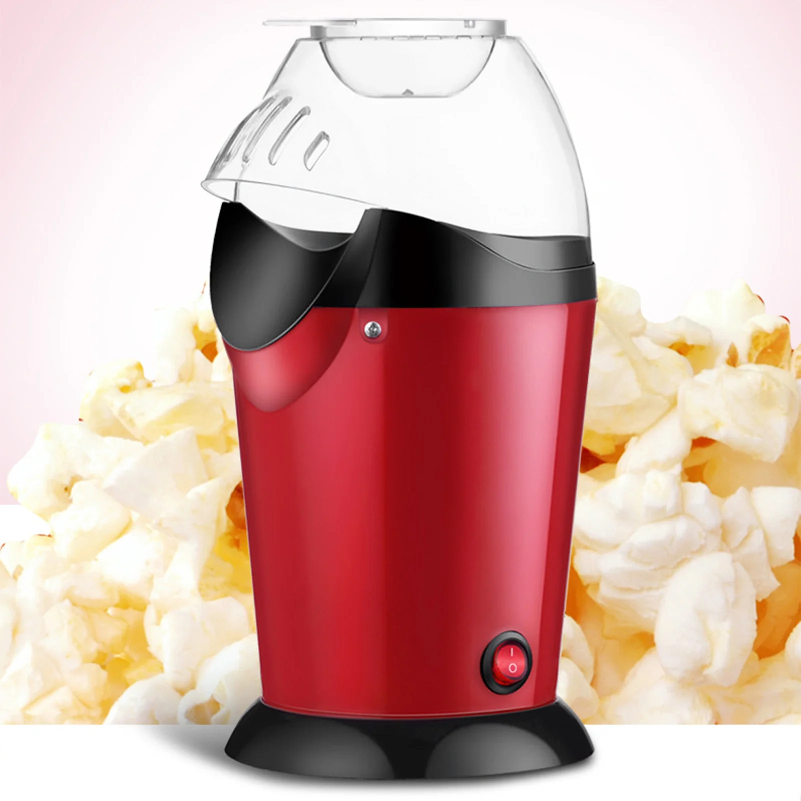 

1200W 110v/220v Portable Electric Popcorn Maker Hot Air Popcorn Making Machine Kitchen Desktop Mini DIY Corn Maker