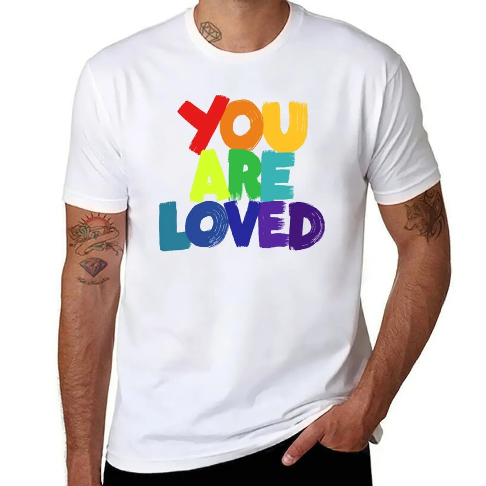 

you are loved T-Shirt t shirts for man cotton cotton t shirts man 100% T-Shirt