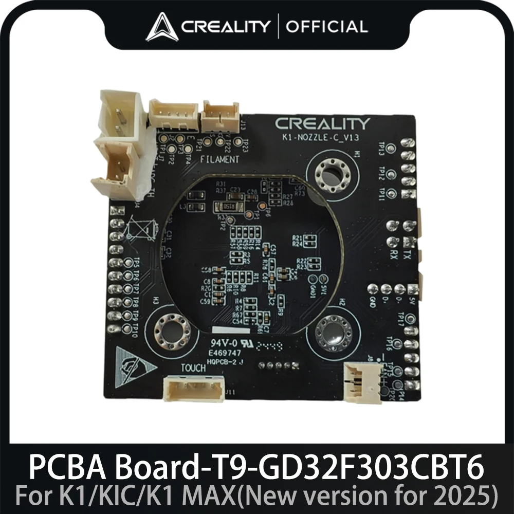 Creality Original PCBA_G_For K1/KIC/K1 MAX_T9_GD32F303CBT6 NOZZLE-C-V13 Adapter Board Replace 3D Printer Accessories