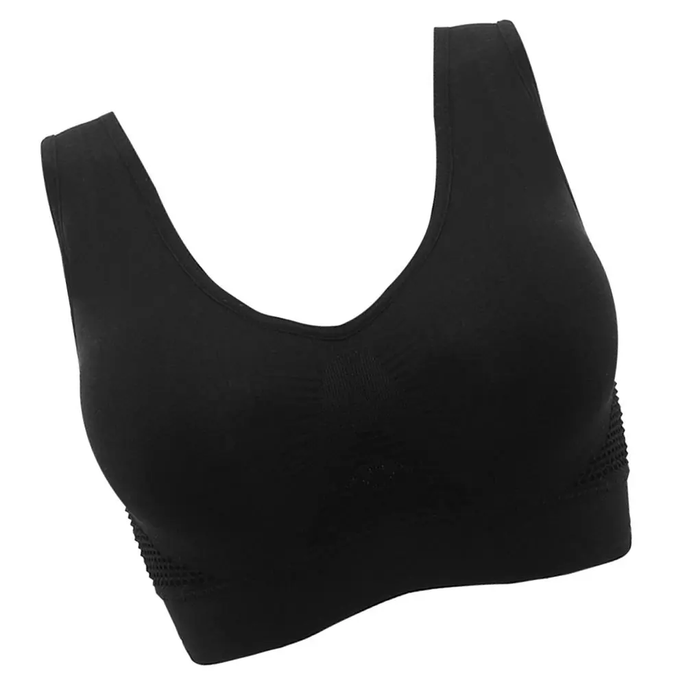 

Wirefree Sports Bra Breathable Underwear Hollow Bras Vest Fitness Yoga Running Workout Bras For Women Girls Sports Underwear