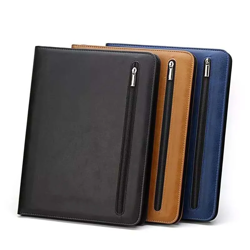 

A4 Multifunctional Folder, Sales Leather, Manager, Talk, Single Book