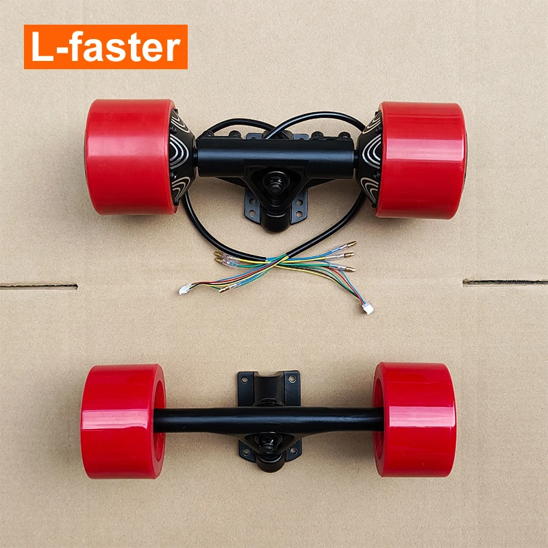 

DIY Dual-Drive 36V 350W 90X60mm Wheel Brushless Hub Motor Truck For Electric Skateboard