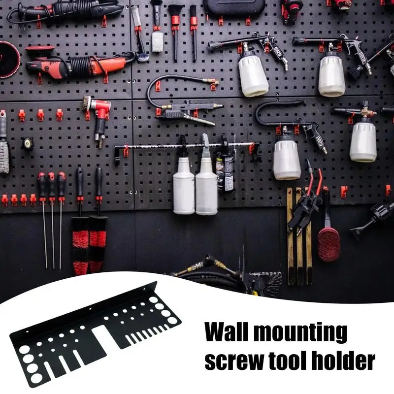 Screwdriver Storage Metal Heavy Duty Pliers Holder 40cm/15.75 Inch Hand Tool Storage Organizer Multifunctional Tool Storage