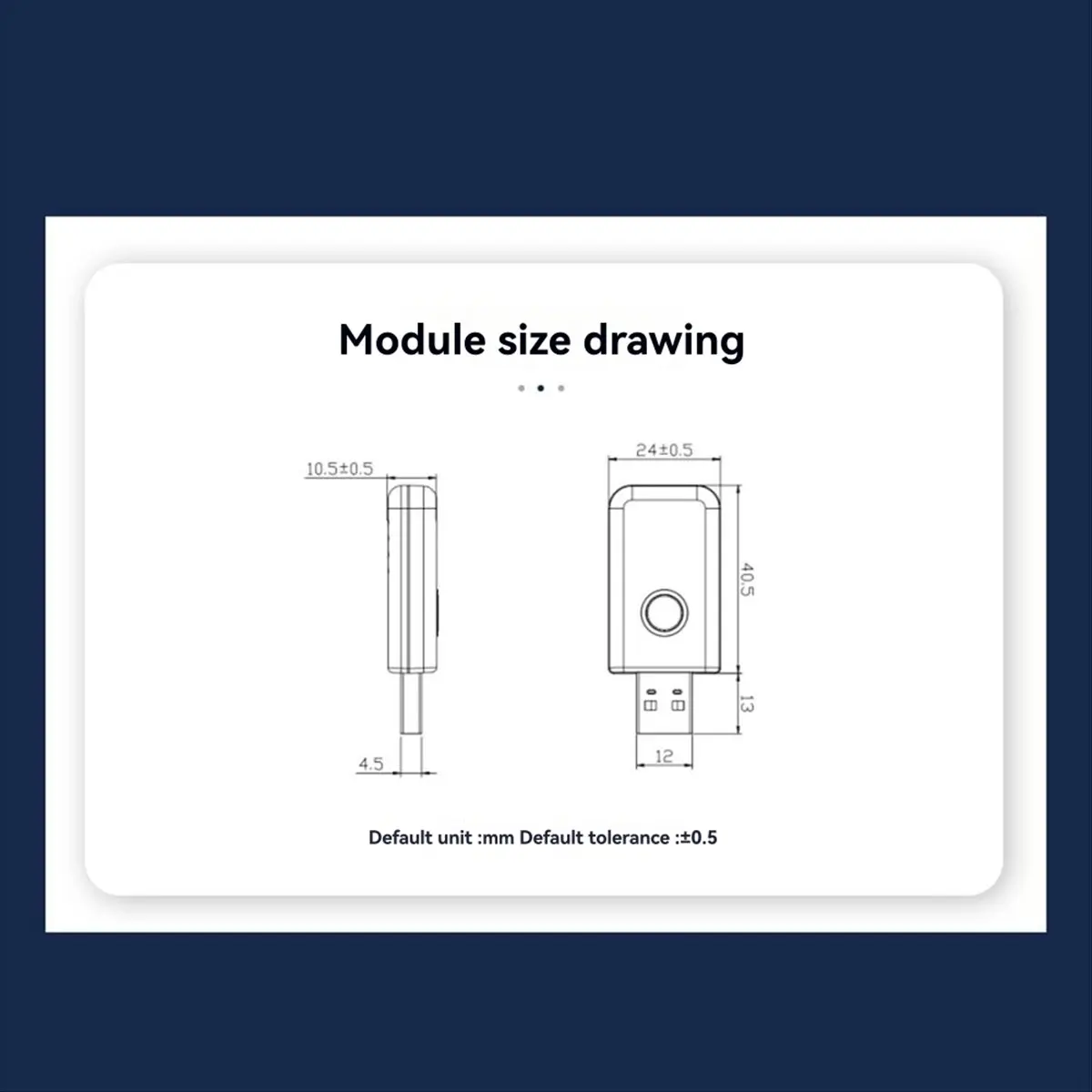 Punctual- ME91BK01 Bluetooth Adapter Master-Slave Switch Supports Serial Port Command IBeacon Broadcast Mode