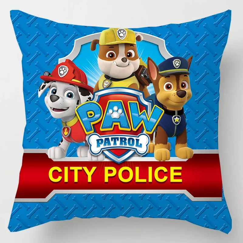 Paw Patrol Cushion Cover Pillowcase Solid Color Pillow Case Decor Sofa Throw Pillows Room Pillow Cover Decorative Wholesale