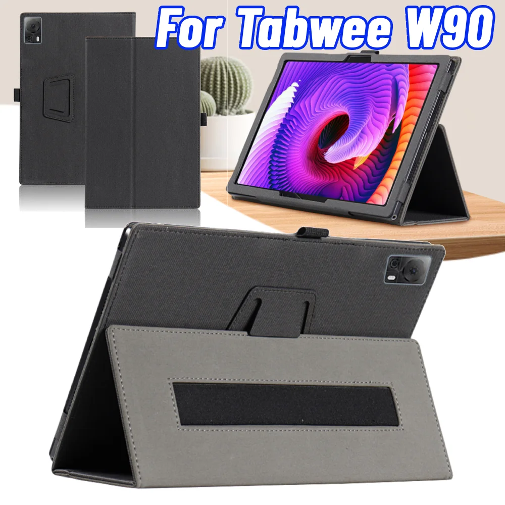 

Tablet Protective Case For Tabwee W90 Stand Case PU Leather Cover Hand-Held Tablet Protection Shell Wear Resist Magnetic Cover